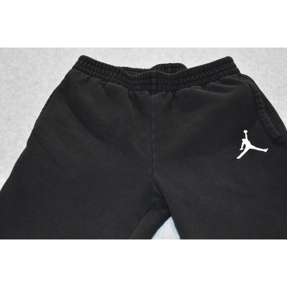 Nike Gym Pants Joggers Michael Air Jordan Black Polyester Boys Size XL 13-15 Yrs - Picture 3 of 6